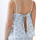 The Babydoll Cami: Toile De Jouy Cotton Voile