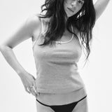 The Tanga Brief: Black Cotton Jersey