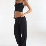 The Cami: Black Pointelle