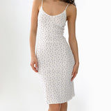 The Midi Slip: Blue Fields Pointelle