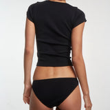 The Brief: Black Cotton Jersey