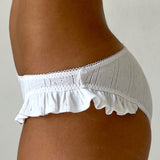 The Butterfly Brief: White Pointelle