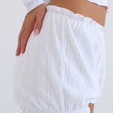 The Bloomer: White Pointelle