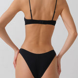 The Brazilian: Black Cotton Jersey