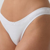 The Brazilian: White Cotton Jersey