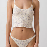 The Thong: Blue Fields Pointelle