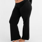 The Pant: Black Cotton Jersey