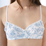 The Voile Bra: Toile De Jouy Cotton Voile