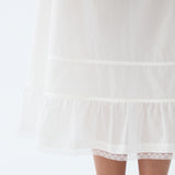 The Petticoat: White Cotton Voile